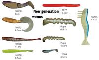 Osprey softbaits. Soft plastic baits from frogs to worms , prawns and shads 