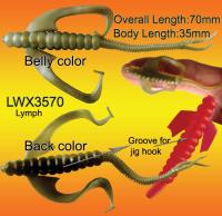 Osprey softbaits nymph softbaits in super stretch flexible material