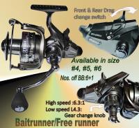 Osprey 2 speeds baitrunner spinning reels. Baitrunner spinning reels from #4 to $6