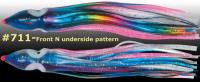 Osprey squid skirts with UV and Overlay with a laser film